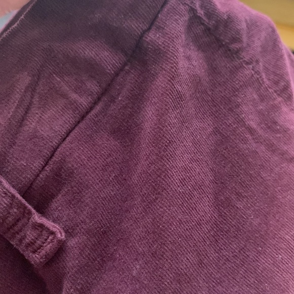 FRANK & EILEEN Kinsale Straight Leg burgundy micro corduroy pants NEW 2 4 - Picture 7 of 7